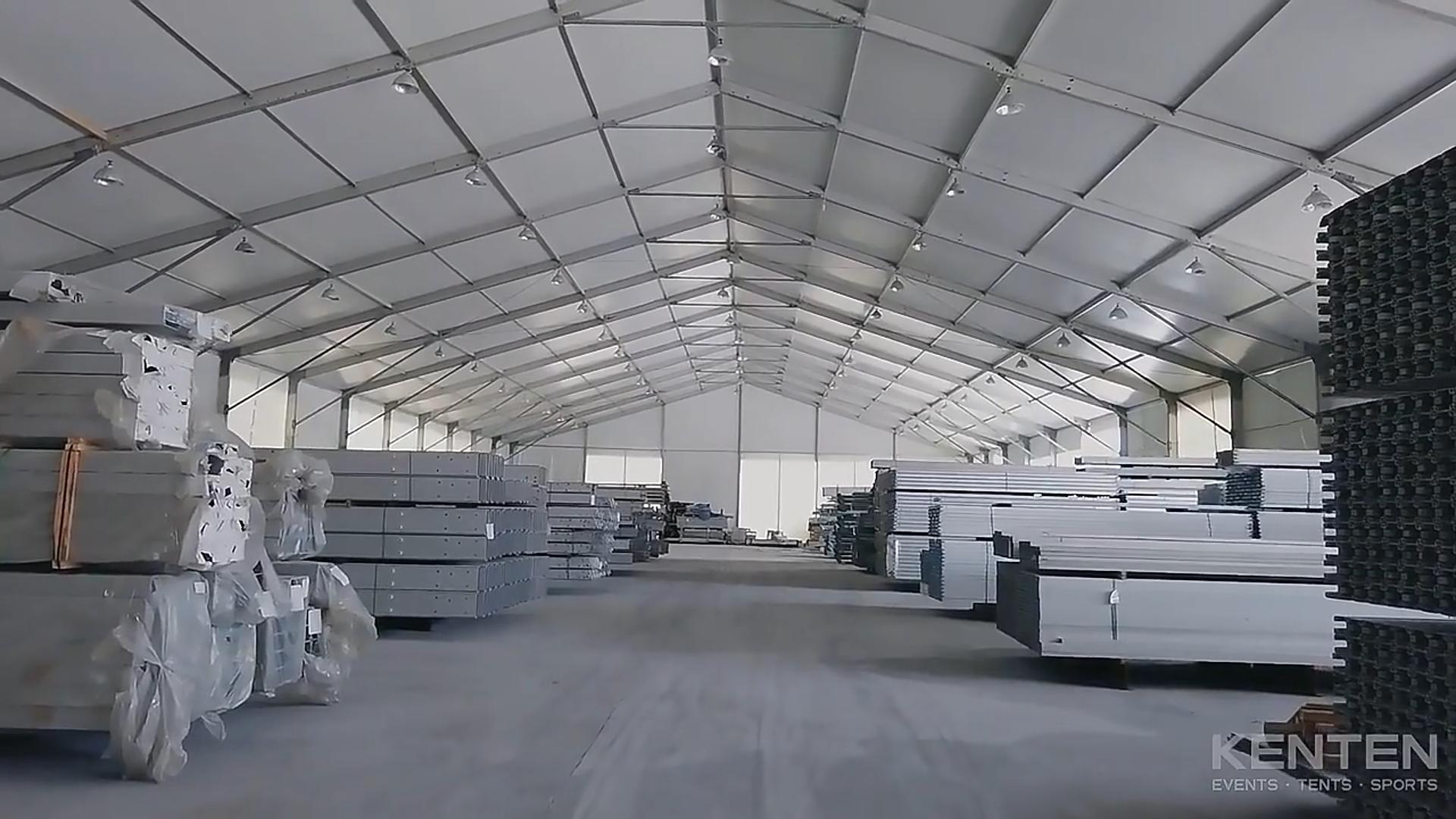 仓库不够用？就选建廷篷房：搭建快、服务好、价格香，赛事级篷房质量