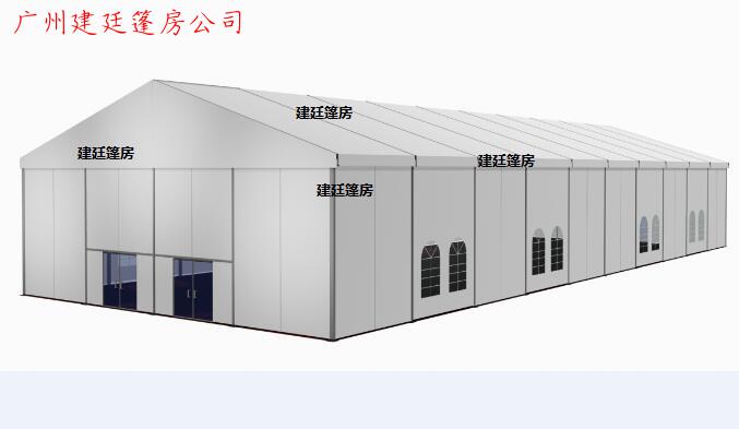 A字型篷房效果图-跨度20米