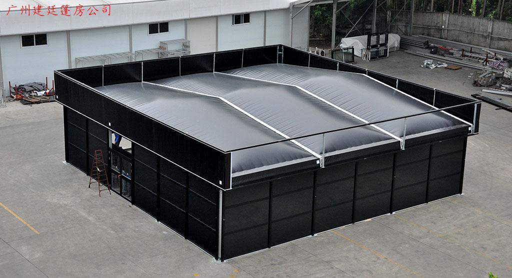 气膜平顶篷房-跨度10米