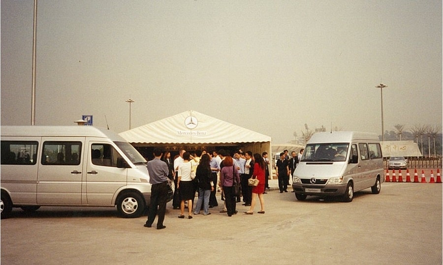 车展篷房-广州奔驰试驾