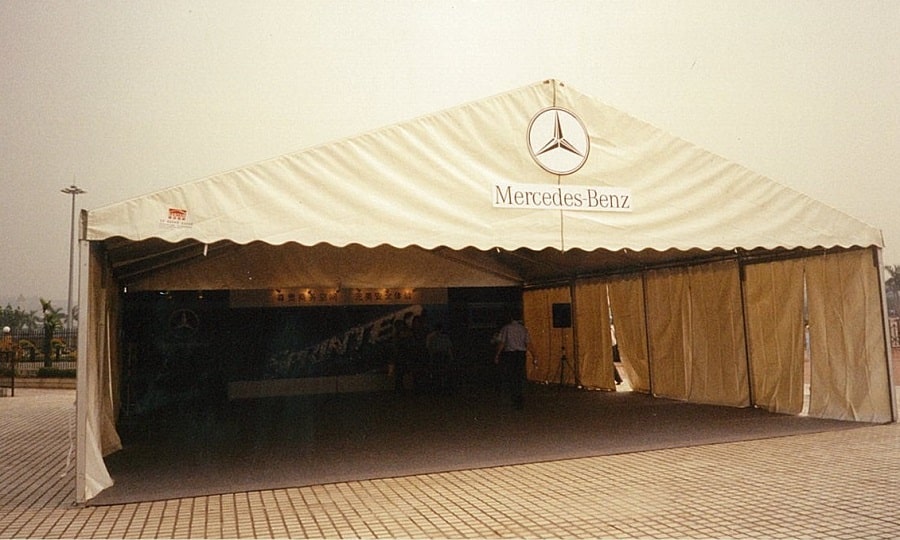 车展篷房-广州奔驰试驾