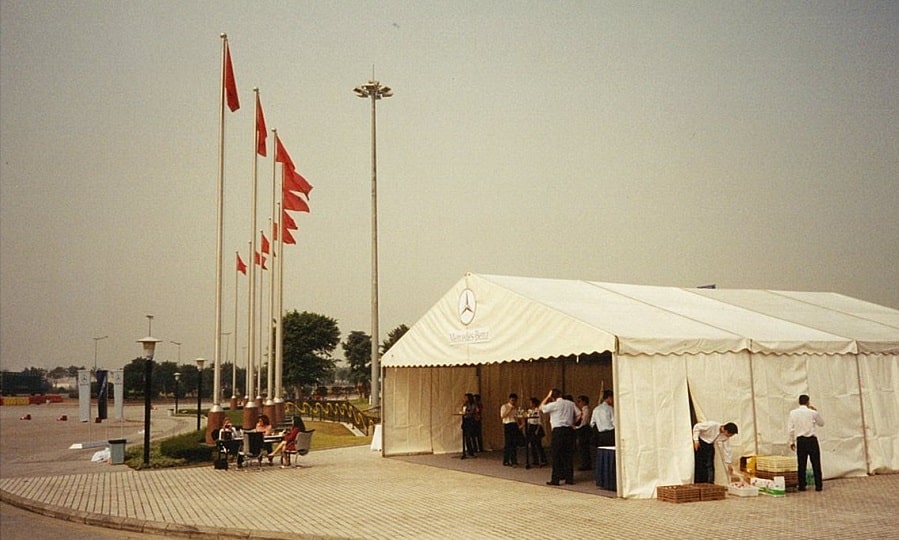 车展篷房-广州奔驰试驾